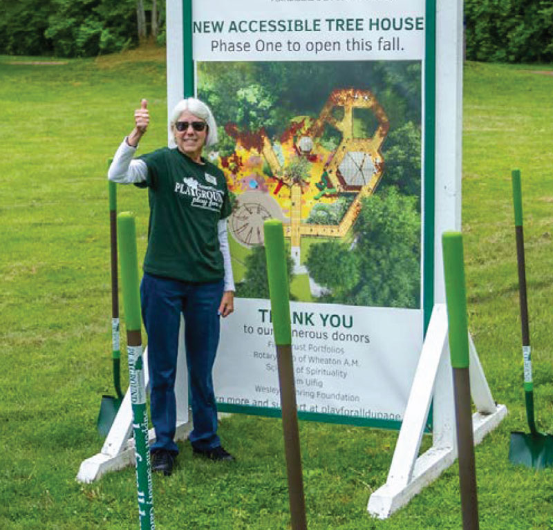 Kim Ulfig, became a valued member of the Play for All Playground & Garden Foundation board.